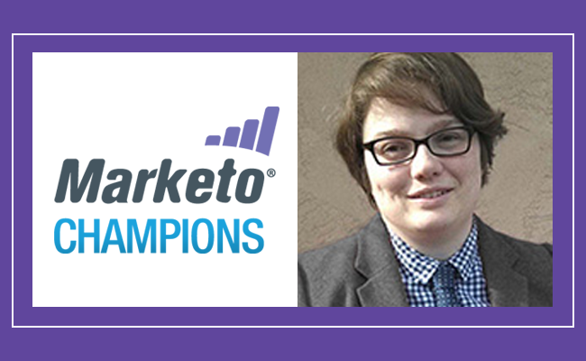 Courtney Grimes recognized as Marketo Champion for third time