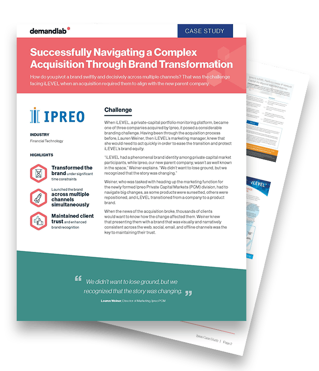 DemandLab - Case Study - Ipreo Brand Transformation