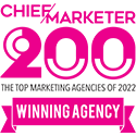 Chief Marketers Top Marketing Agency badge